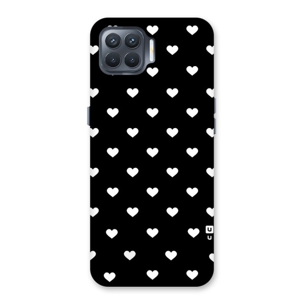 Seamless Hearts Pattern Back Case for Oppo F17 Pro