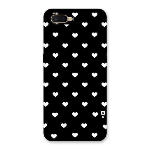 Seamless Hearts Pattern Back Case for Oppo K1