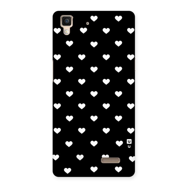 Seamless Hearts Pattern Back Case for Oppo R7