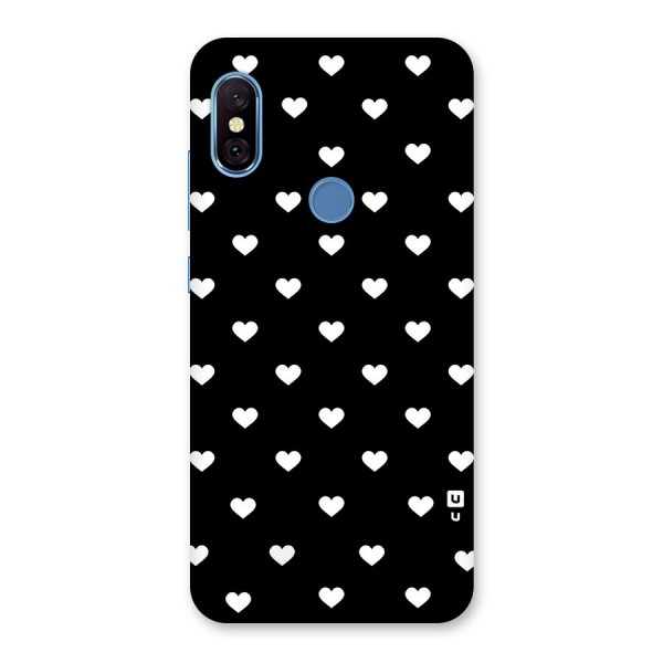 Seamless Hearts Pattern Back Case for Redmi Note 6 Pro