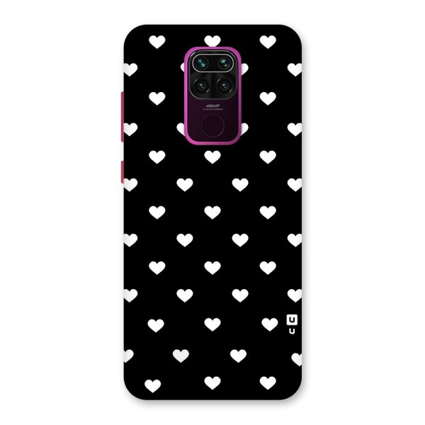 Seamless Hearts Pattern Back Case for Redmi Note 9