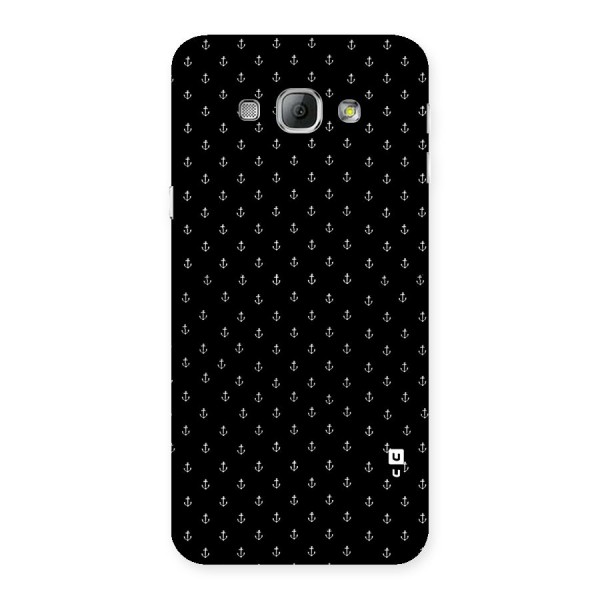 Seamless Small Anchors Pattern Back Case for Galaxy A8