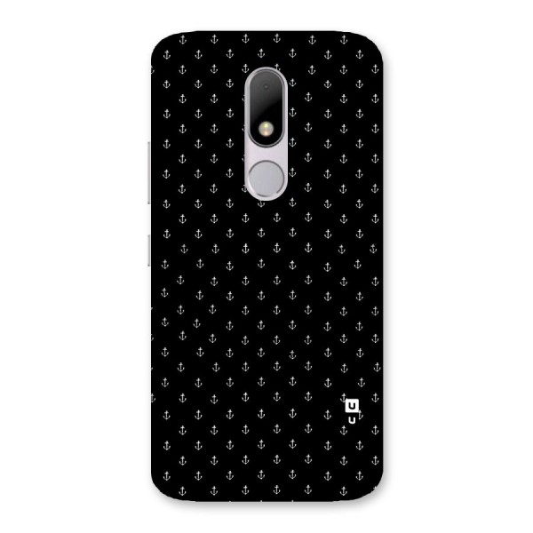 Seamless Small Anchors Pattern Back Case for Moto M