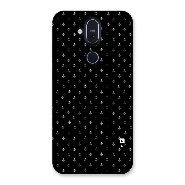 Seamless Small Anchors Pattern Back Case for Nokia 8.1