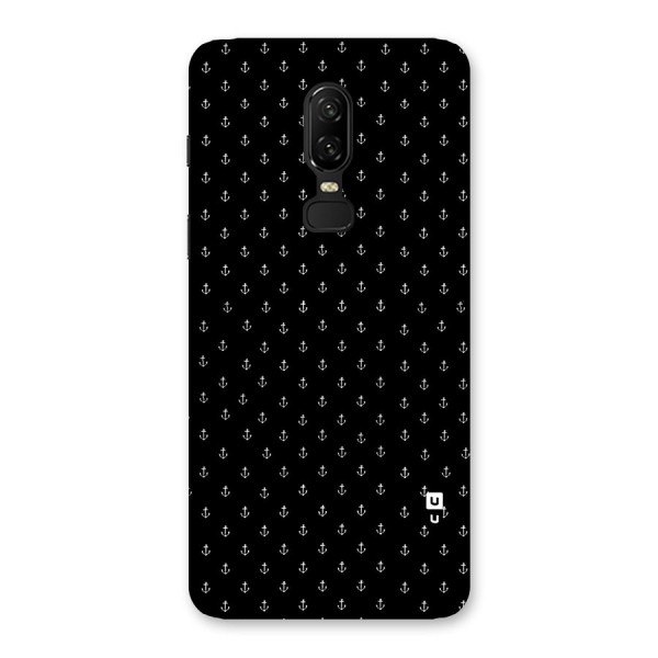 Seamless Small Anchors Pattern Back Case for OnePlus 6