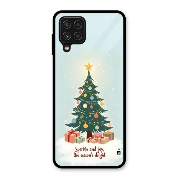 Seasons Delight Glass Back Case for Galaxy A22 4G