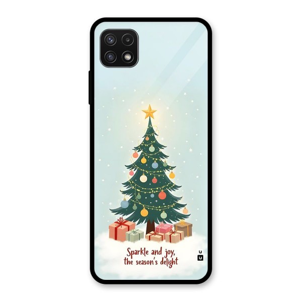 Seasons Delight Glass Back Case for Galaxy A22 5G