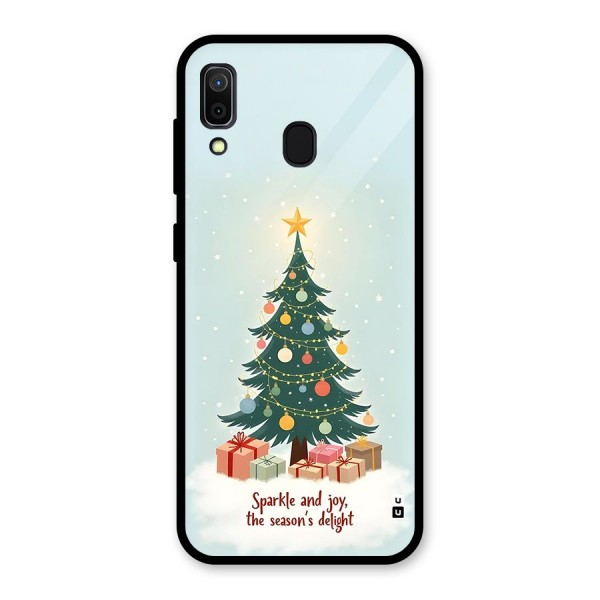 Seasons Delight Glass Back Case for Galaxy A30