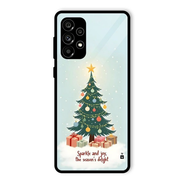 Seasons Delight Glass Back Case for Galaxy A73 5G