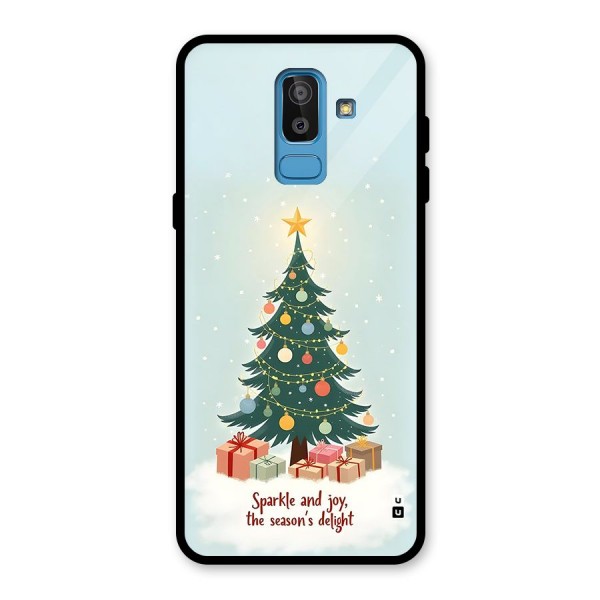 Seasons Delight Glass Back Case for Galaxy J8