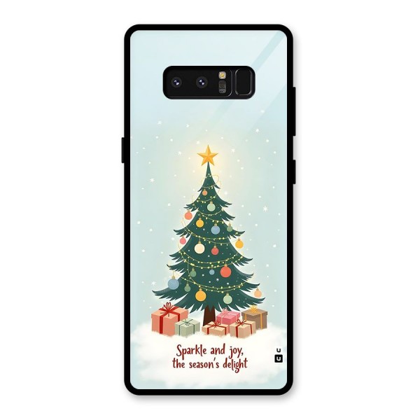 Seasons Delight Glass Back Case for Galaxy Note 8