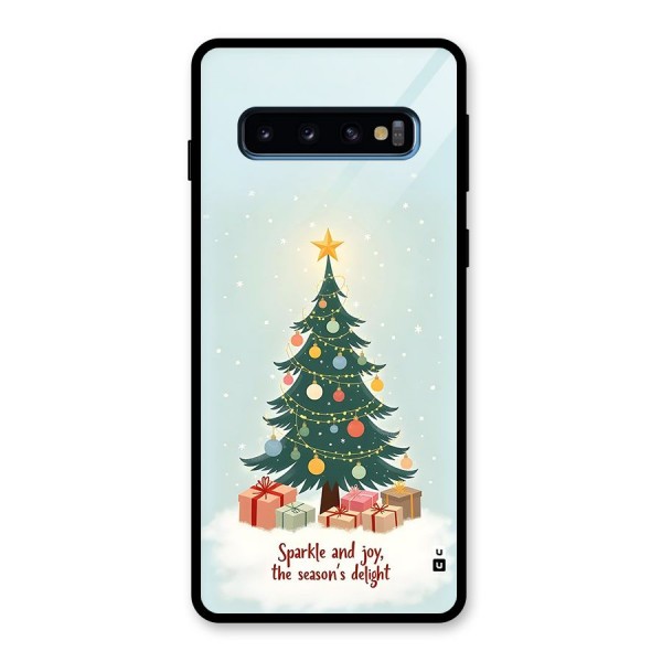 Seasons Delight Glass Back Case for Galaxy S10