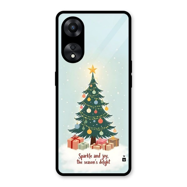 Seasons Delight Glass Back Case for Oppo A78