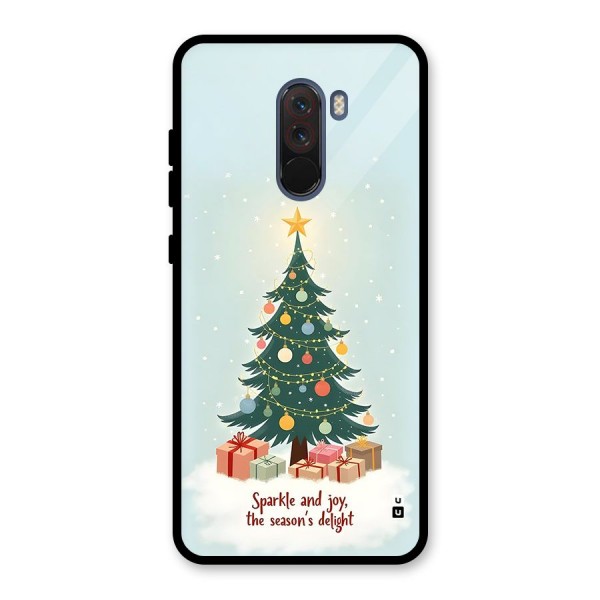 Seasons Delight Glass Back Case for Poco F1