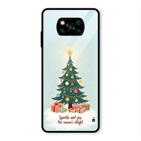 Seasons Delight Glass Back Case for Poco X3 Pro