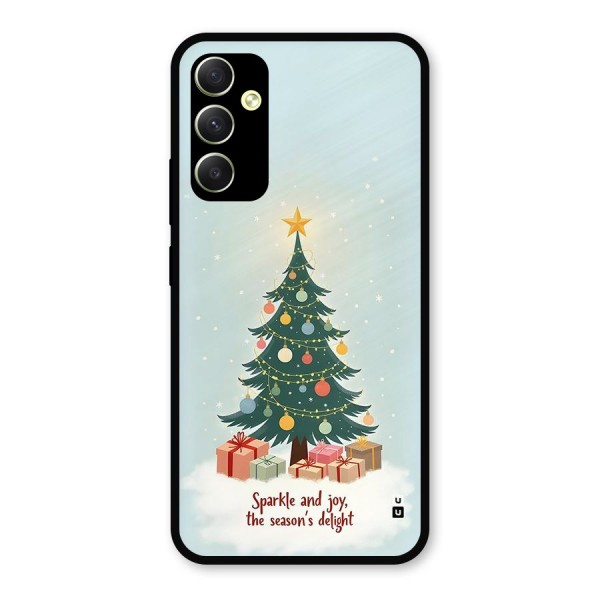 Seasons Delight Metal Back Case for Galaxy A34