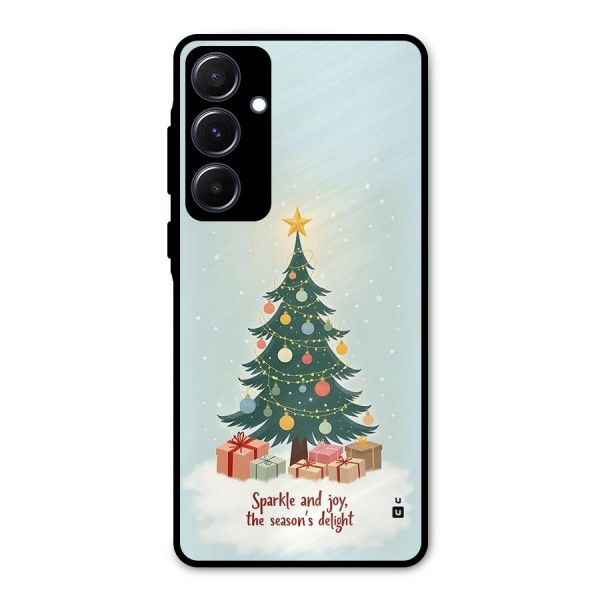 Seasons Delight Metal Back Case for Galaxy A55