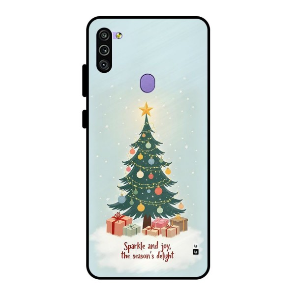 Seasons Delight Metal Back Case for Galaxy M11