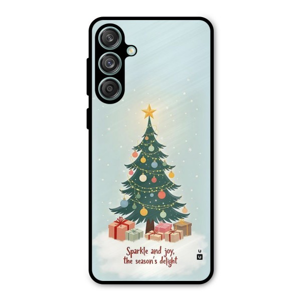 Seasons Delight Metal Back Case for Galaxy M55 5G