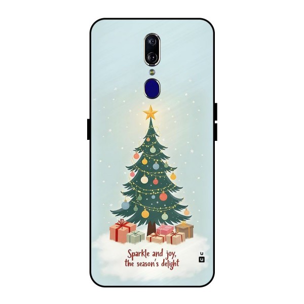 Seasons Delight Metal Back Case for Oppo F11