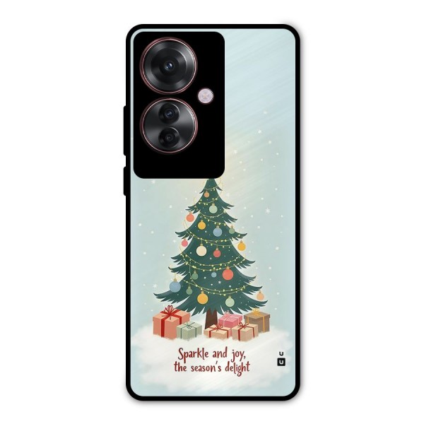 Seasons Delight Metal Back Case for Oppo F25 Pro