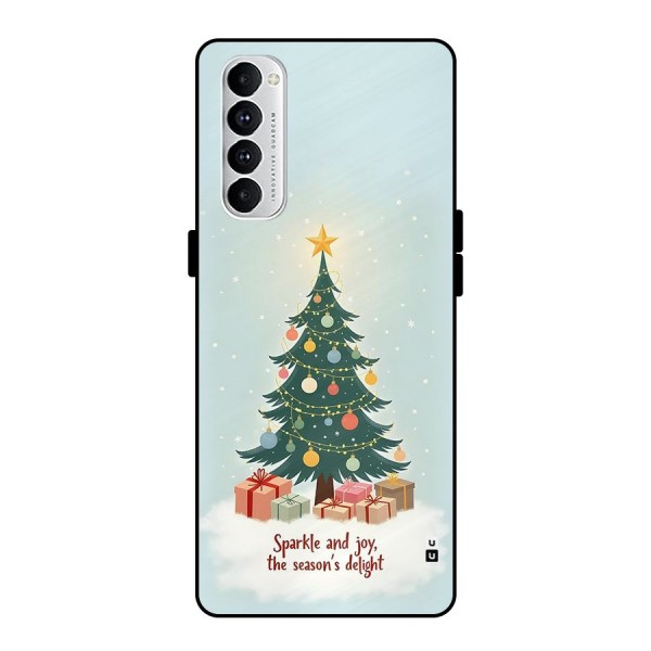 Seasons Delight Metal Back Case for Oppo Reno4 Pro