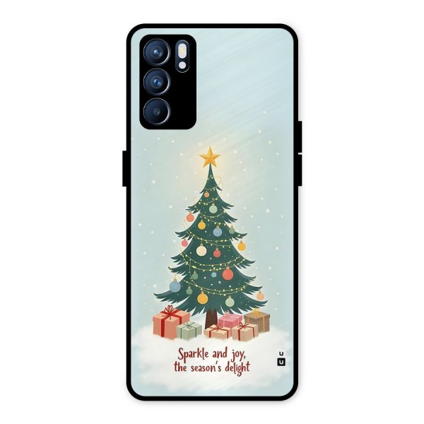 Seasons Delight Metal Back Case for Oppo Reno6 5G