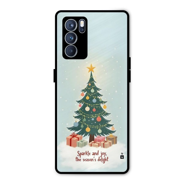 Seasons Delight Metal Back Case for Oppo Reno6 Pro 5G