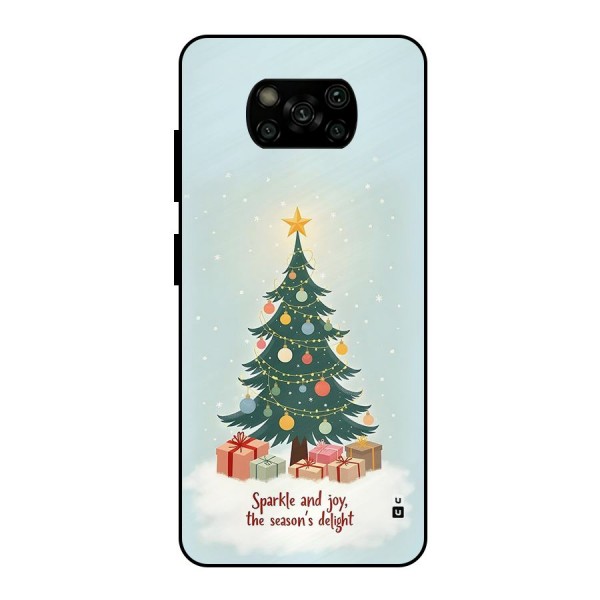 Seasons Delight Metal Back Case for Poco X3