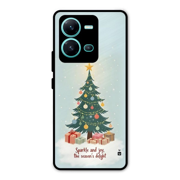 Seasons Delight Metal Back Case for Vivo V25