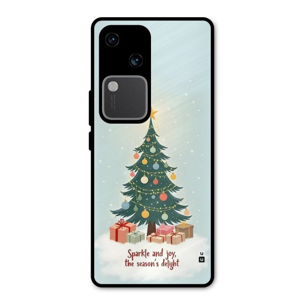 Seasons Delight Metal Back Case for Vivo V30