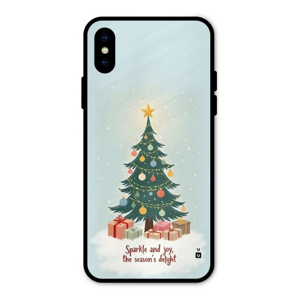 Seasons Delight Metal Back Case for iPhone X