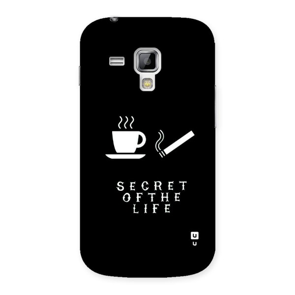 Secrate of Life Back Case for Galaxy S Duos