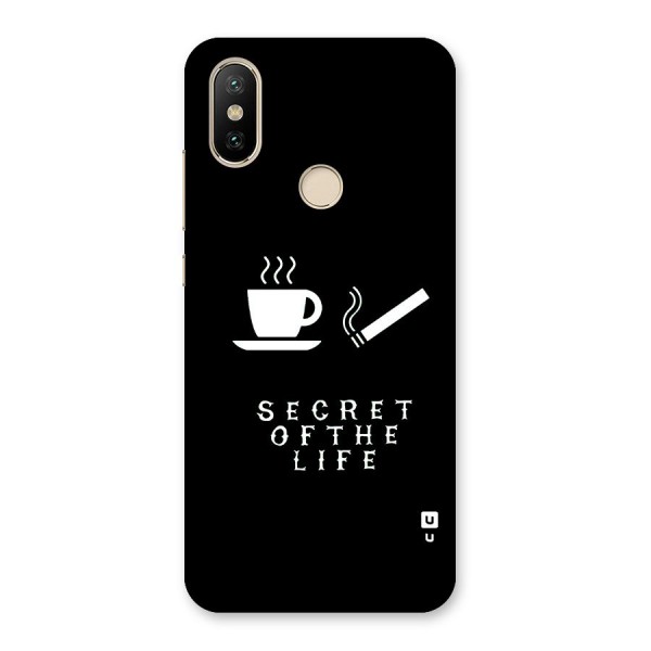 Secrate of Life Back Case for Mi A2