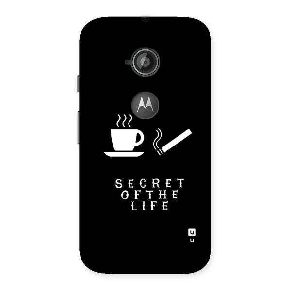 Secrate of Life Back Case for Moto E 2nd Gen