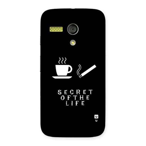 Secrate of Life Back Case for Moto G