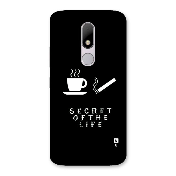 Secrate of Life Back Case for Moto M