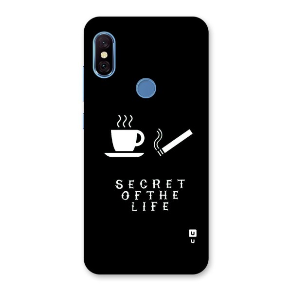 Secrate of Life Back Case for Redmi Note 6 Pro