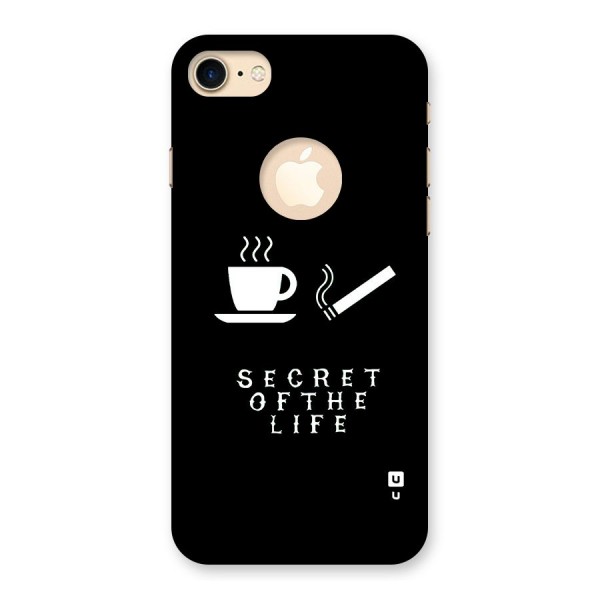 Secrate of Life Back Case for iPhone 8 Logo Cut