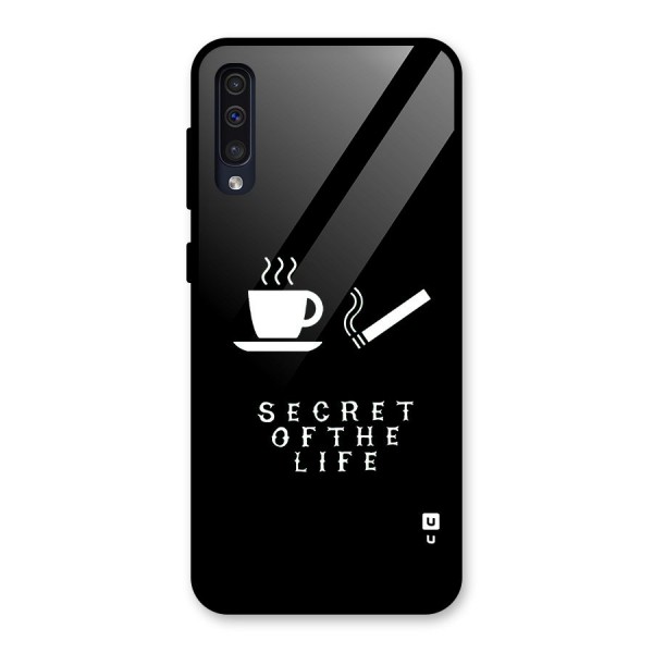 Secrate of Life Glass Back Case for Galaxy A50s