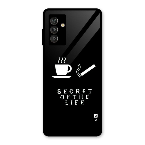 Secrate of Life Glass Back Case for Galaxy M13