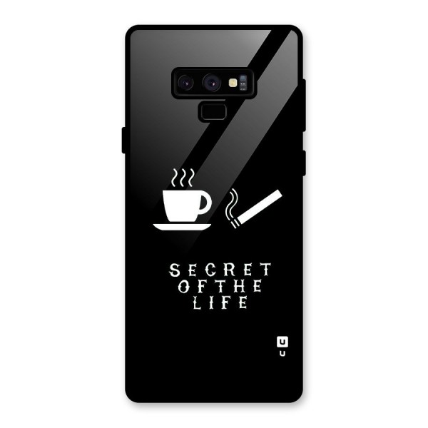 Secrate of Life Glass Back Case for Galaxy Note 9