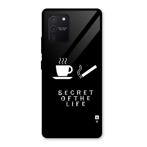 Secrate of Life Glass Back Case for Galaxy S10 Lite