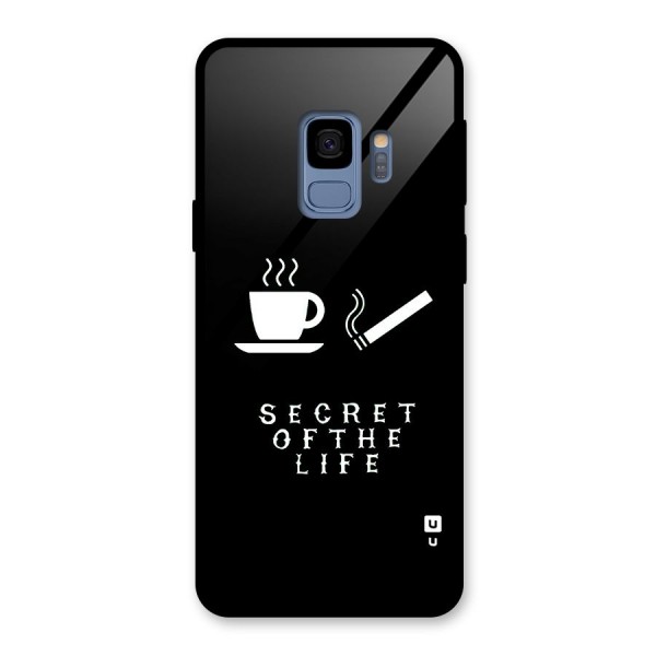 Secrate of Life Glass Back Case for Galaxy S9