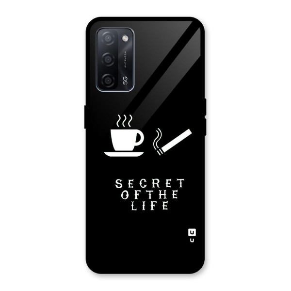 Secrate of Life Glass Back Case for Oppo A53s 5G