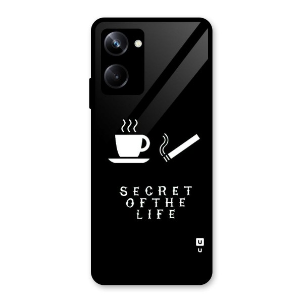 Secrate of Life Glass Back Case for Realme 10 Pro