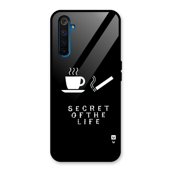 Secrate of Life Glass Back Case for Realme 6 Pro