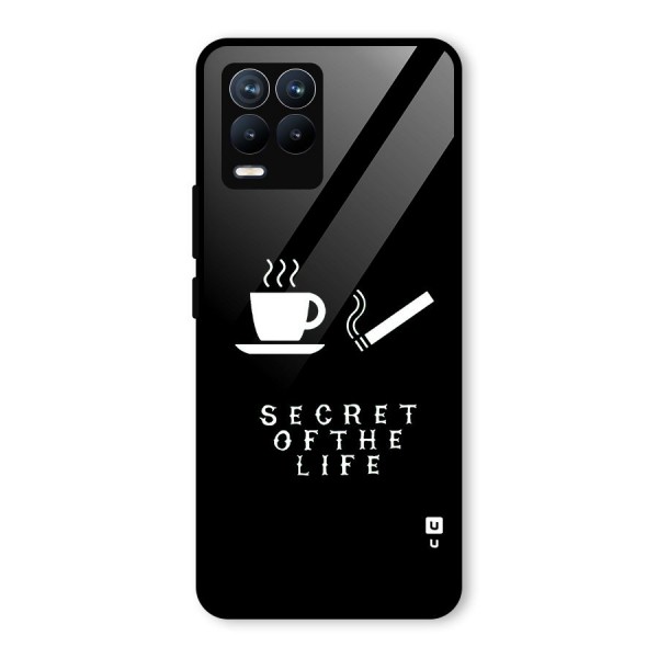 Secrate of Life Glass Back Case for Realme 8