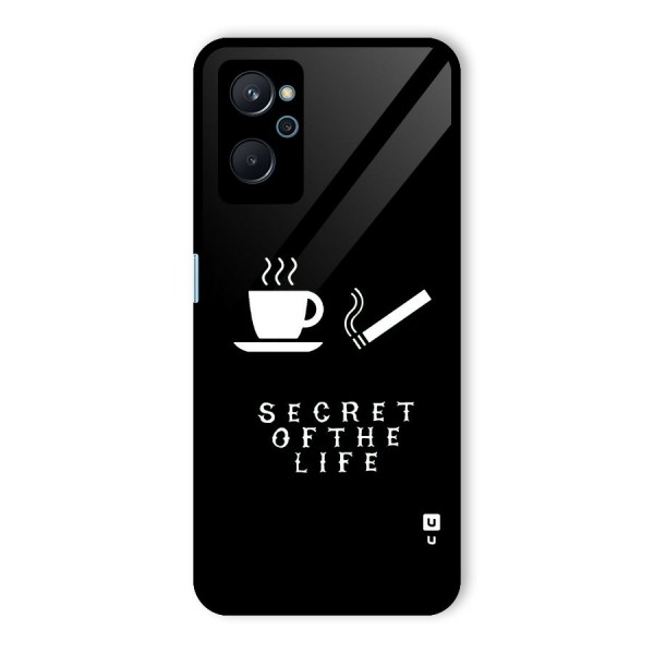 Secrate of Life Glass Back Case for Realme 9i