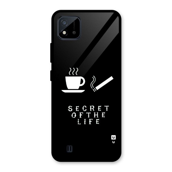 Secrate of Life Glass Back Case for Realme C11 2021